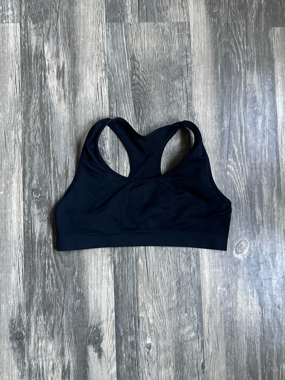 Cat & Jack Black Full Coverage Stretchy Racerback Sports Top Youth Size Large